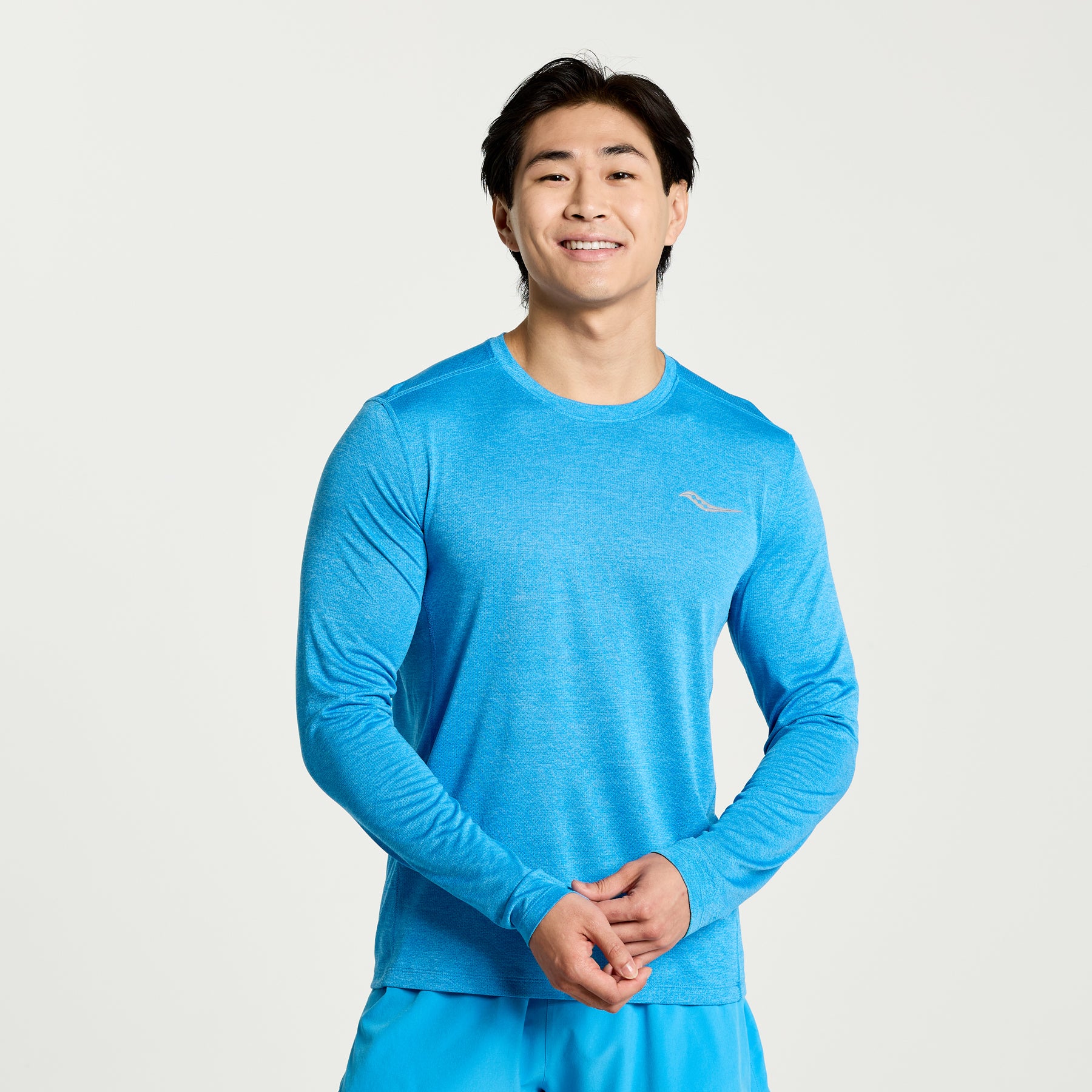 Stopwatch Long Sleeve Mens Saucony SA